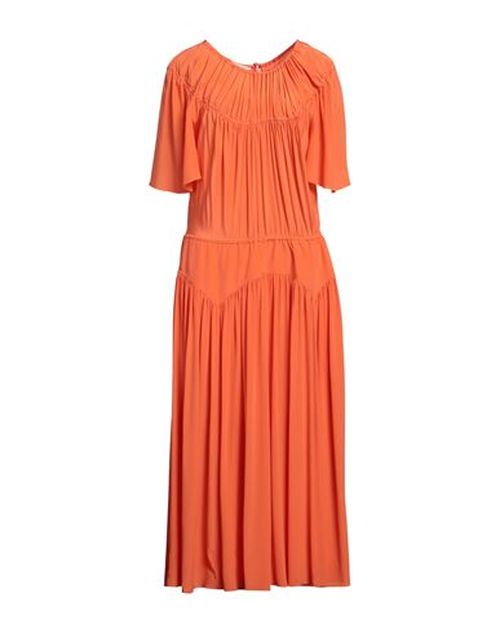 Marni Woman Maxi dress Orange Size 0 Silk
