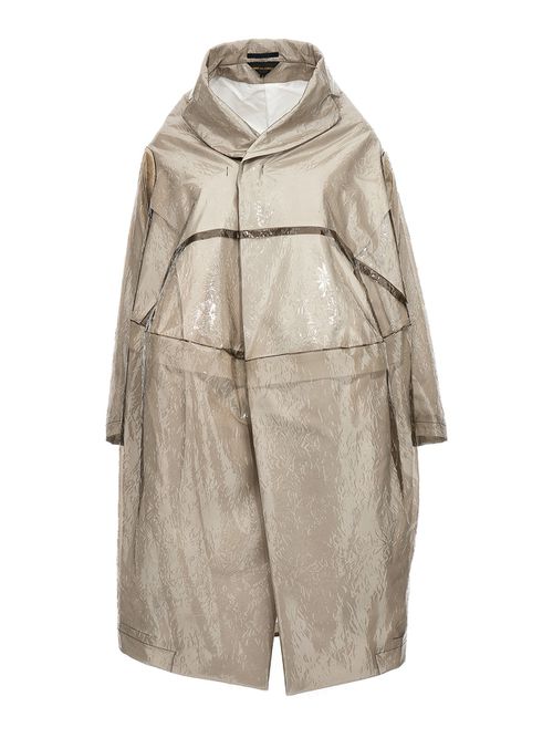 Oversize texture trench coat