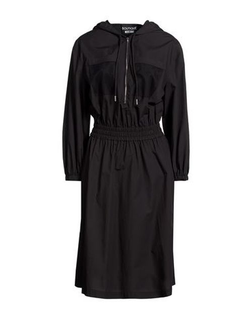 Woman Midi dress Black Size 6 Cotton
