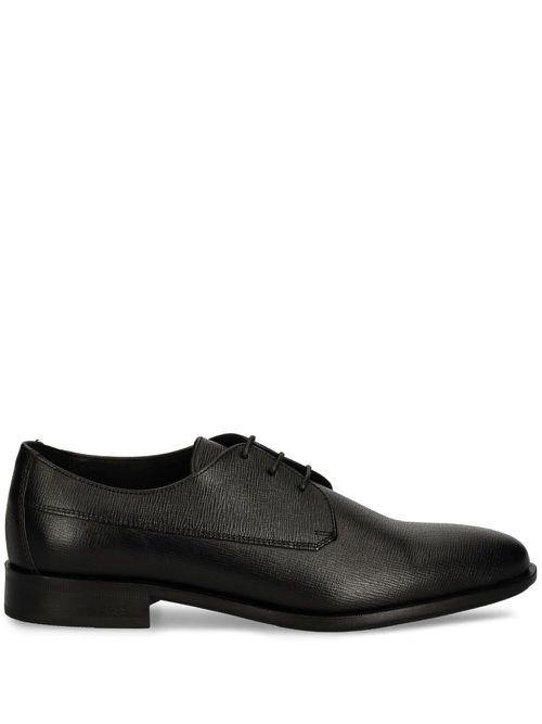 Leather derby shoes - Black