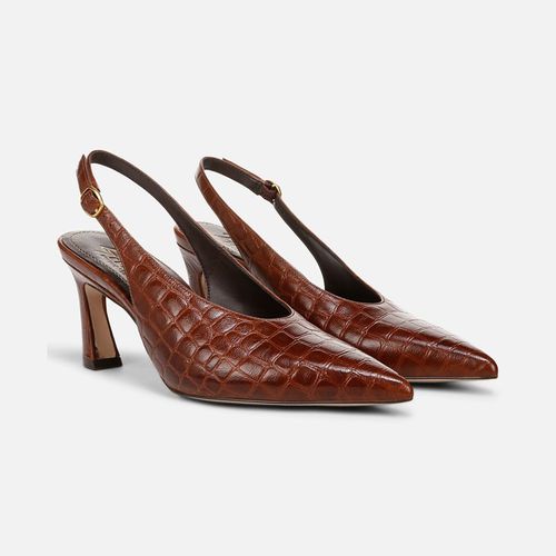 Elaine Slingback Dress Shoe Shoes, English Tea Brown Leather