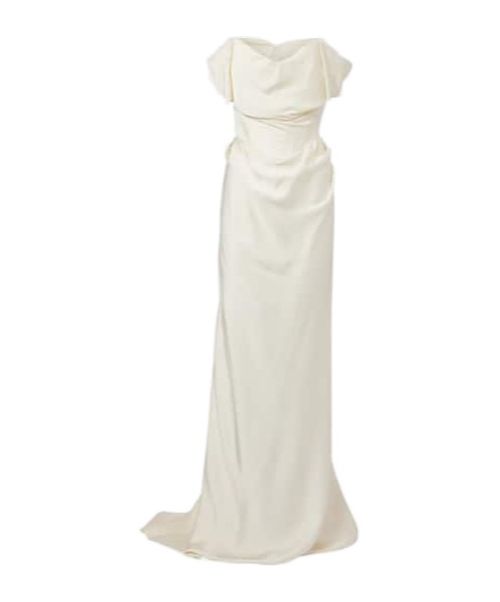 Corset-style long dress