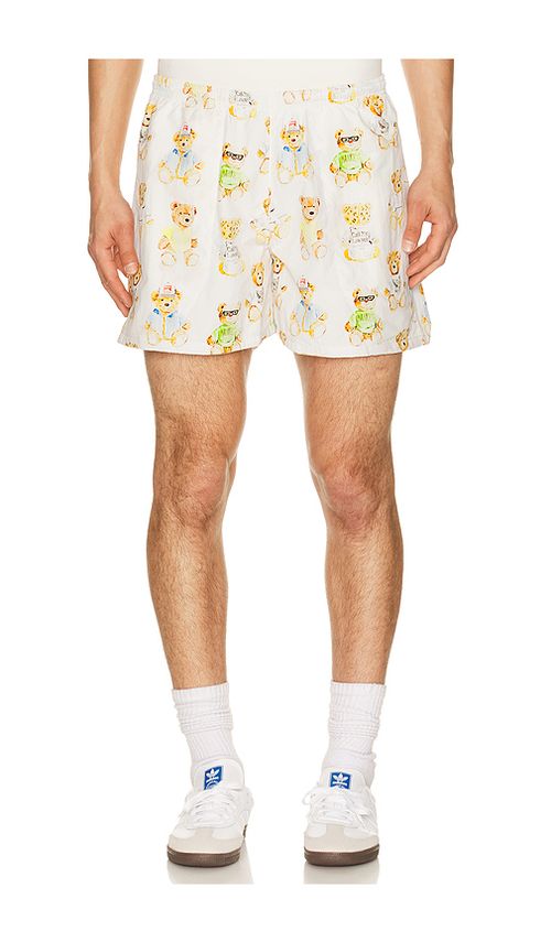 Market Teddy Tech Shorts in White. L. Also in M, S, XL/1X