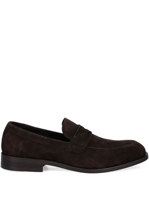 BOSS suede loafers - Brown