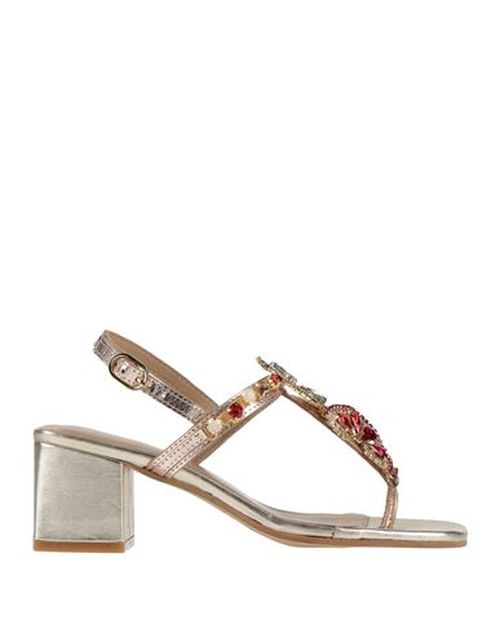 Woman Thong sandal Copper Size 5 Leather