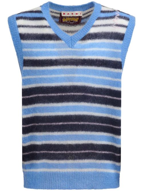 Sleeveless jumper - Blue