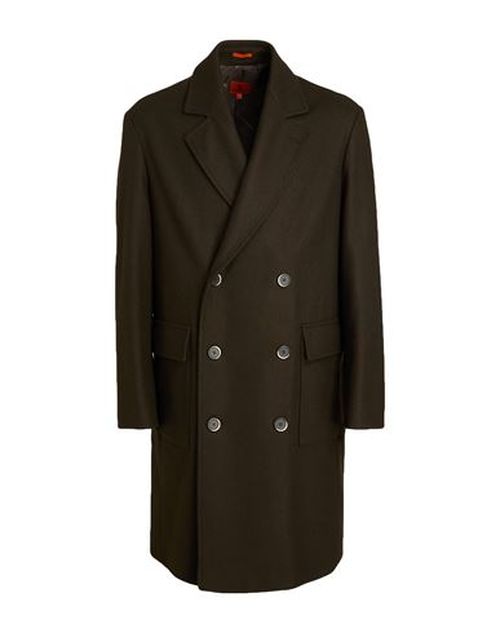 Man Coat Military green Size 36 Wool, Polyamide