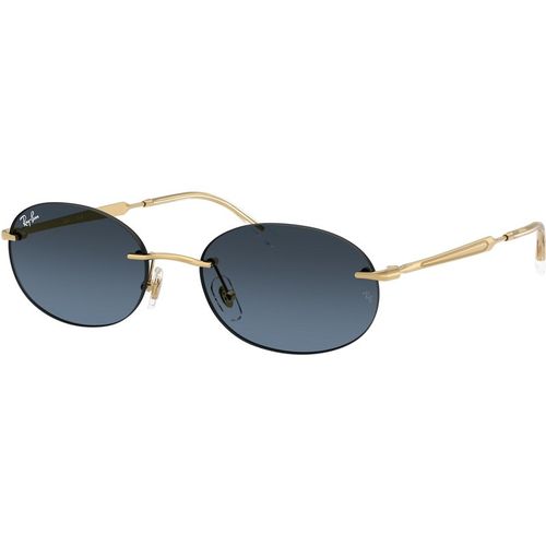 Ray - Ban Unisex Ray - Ban RB3767 001/4C Sunglasses Metal Gold Round Normal Shaded