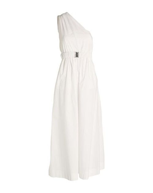 Woman Maxi dress White Size 10 Cotton