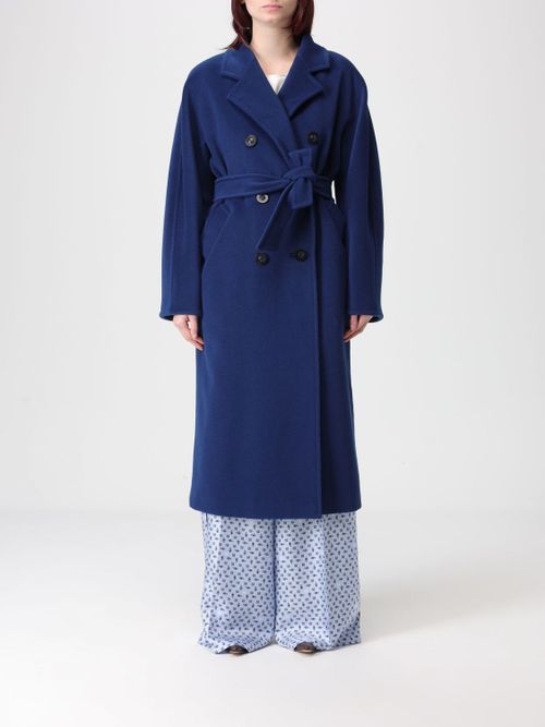 Coat Woman color Blue