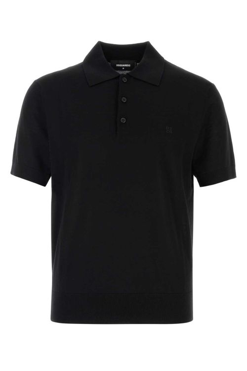 Black Shirt Collar Polo