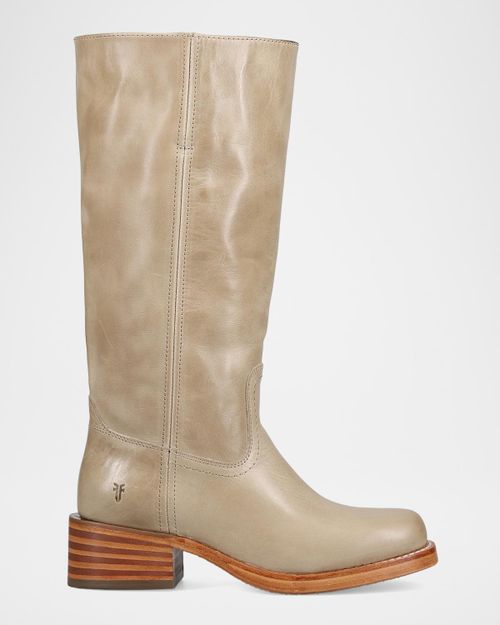 Campus 14L Leather Wide Calf Boots