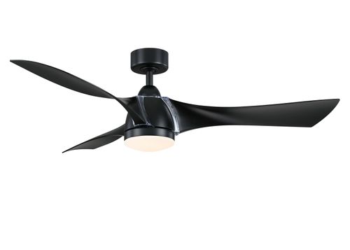 Black 56"Ceiling Fan from the Klear Collection
