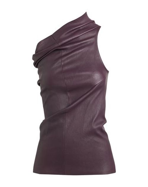 Woman Top Plum Size 2 Lambskin, Cotton, Lycra