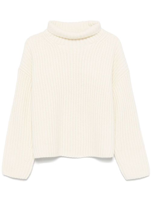 Ribbed sweater - White