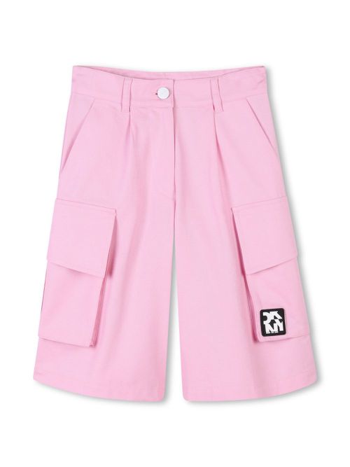 Logo-patch shorts - Pink
