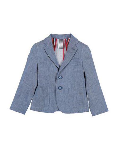 Bikkembergs Kid Boy Blazer Blue Size 16 Cotton