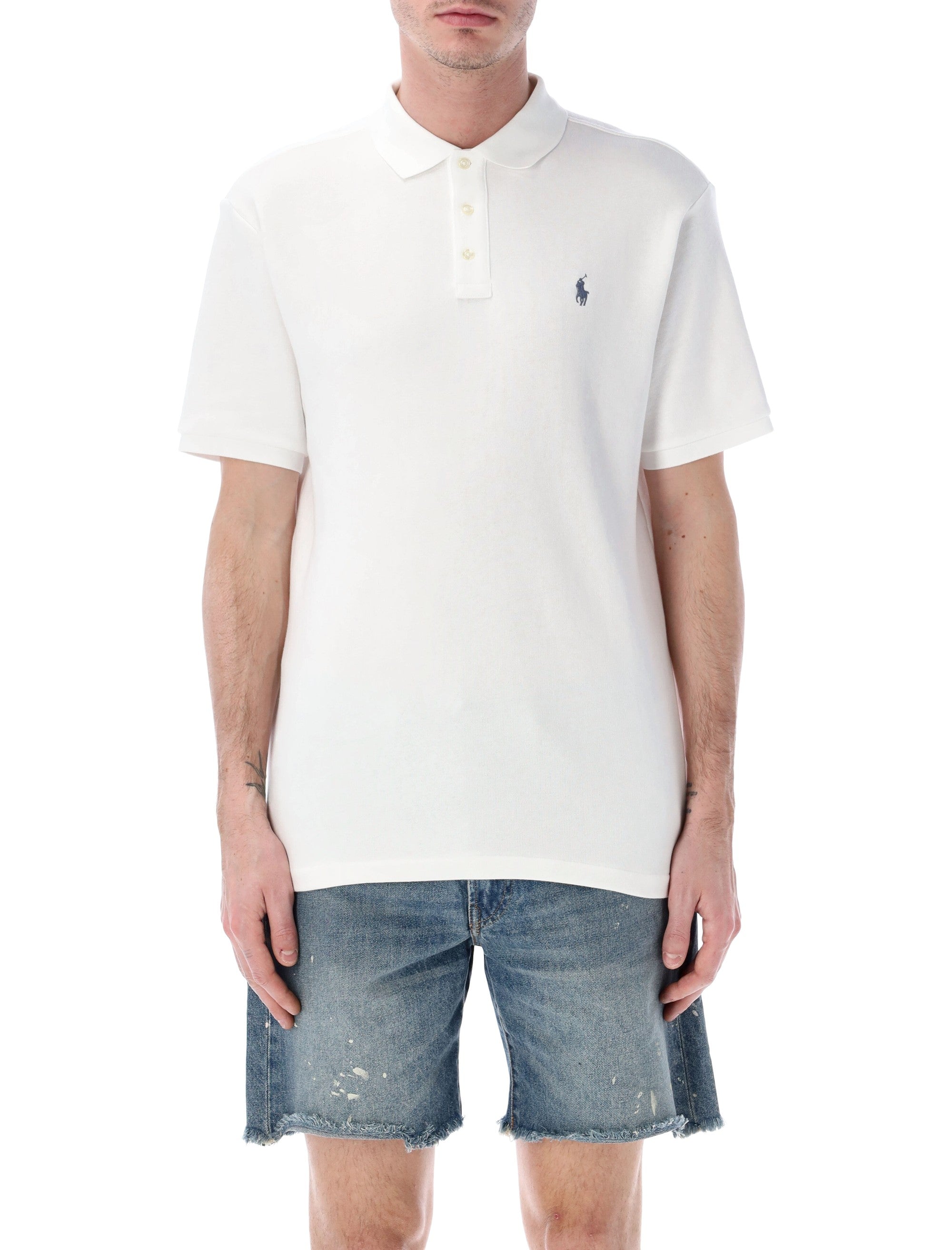 Cotton Loopback Polo Shirt