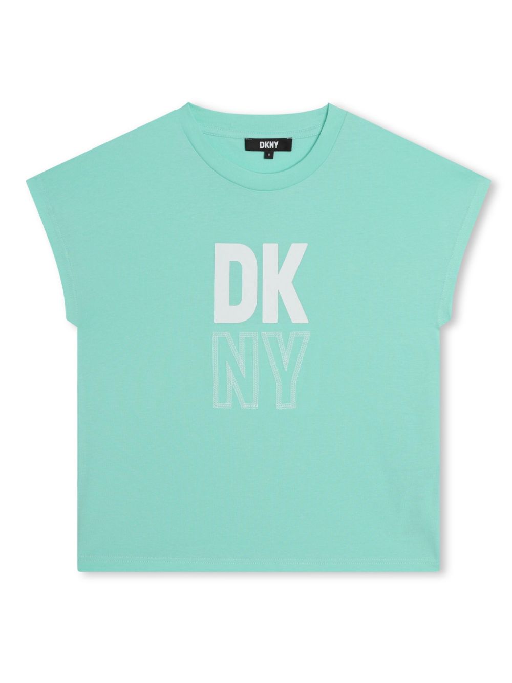 Logo-print organic cotton T-shirt - Green