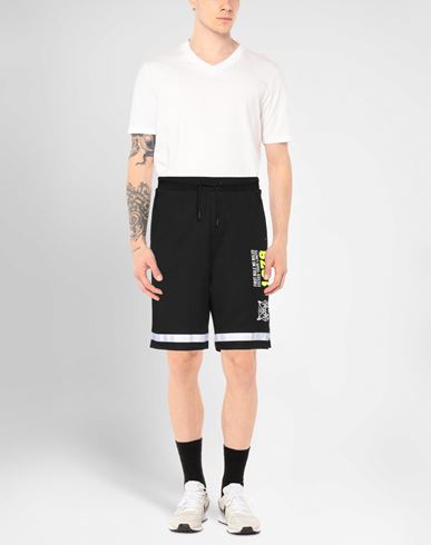 Man Shorts & Bermuda Shorts Black