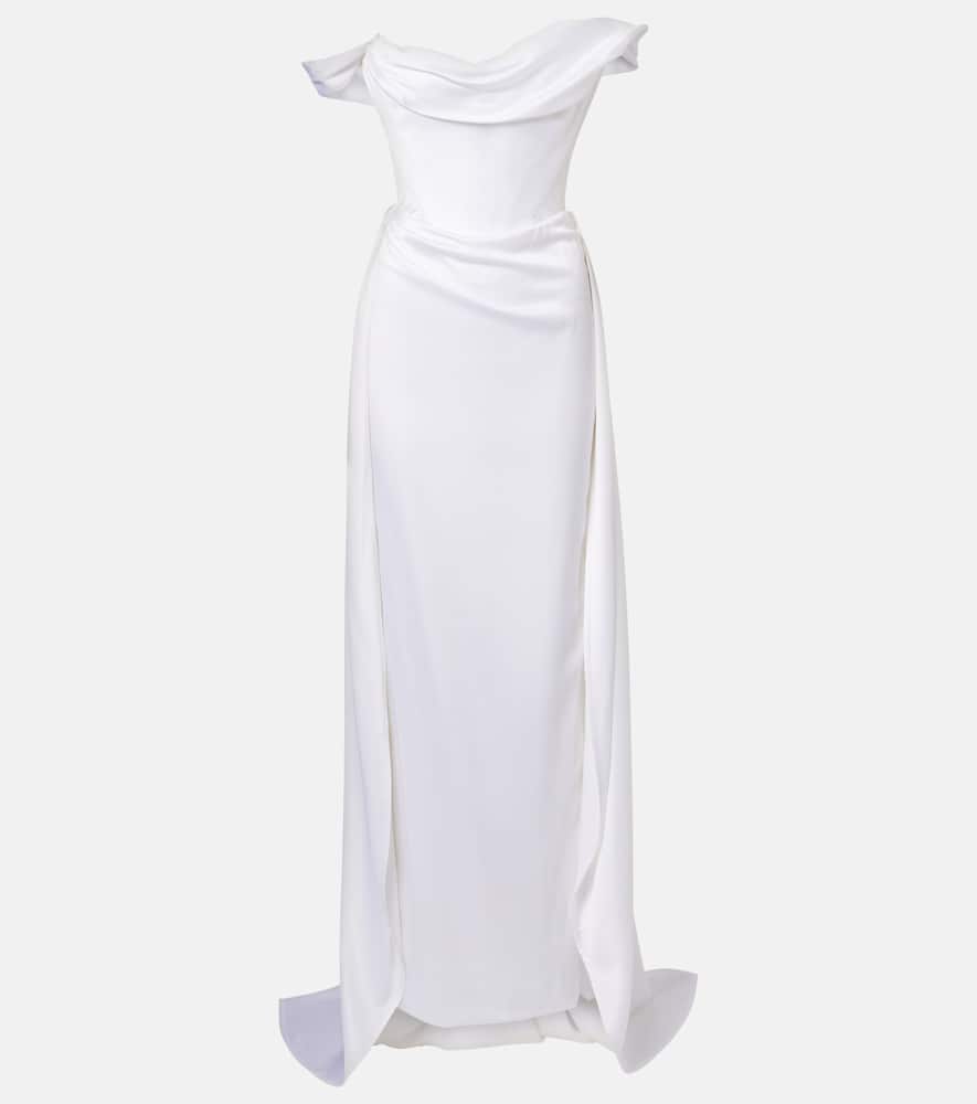 Bridal Nova Grace satin bustier gown
