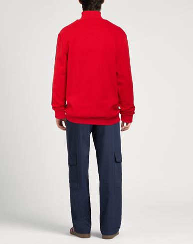 Man Sweatshirt Red Size L Cotton