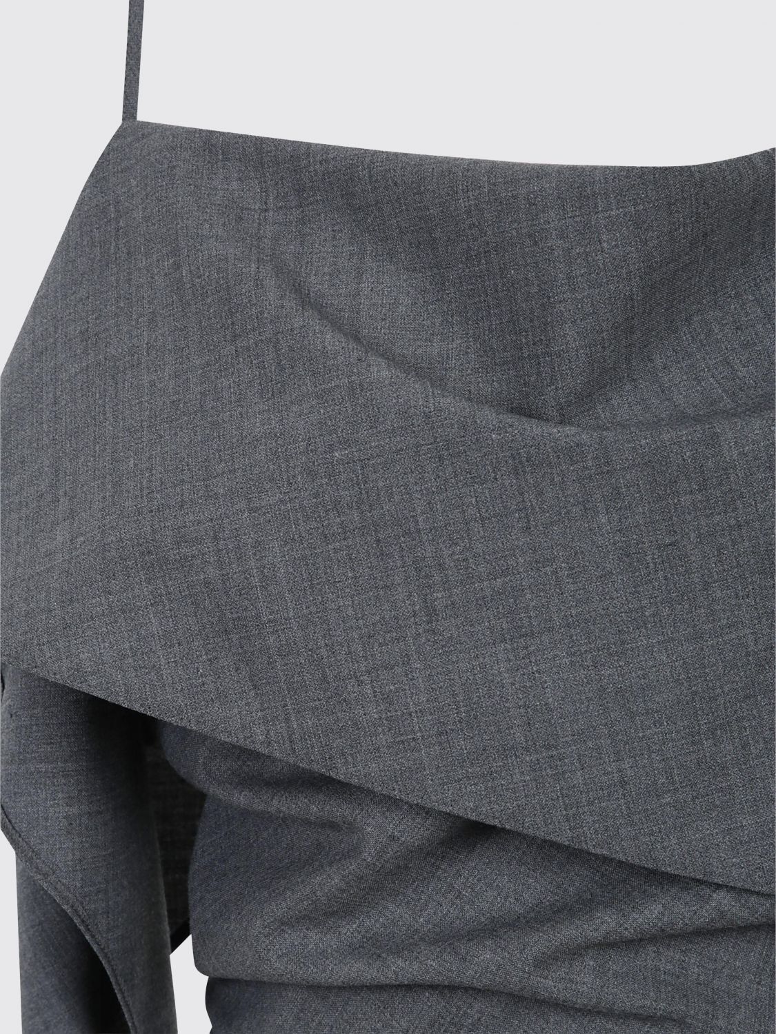 Top Woman color Grey