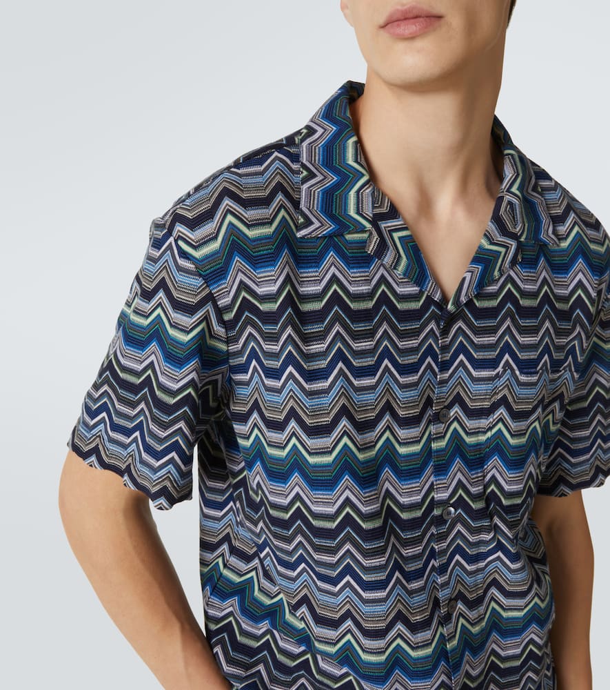 Zigzag cotton shirt