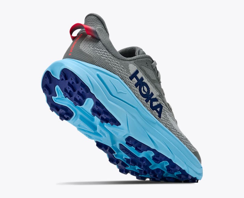 HOKA Women's Challenger 8 Shoes in Galactic Grey/Soaring Blue