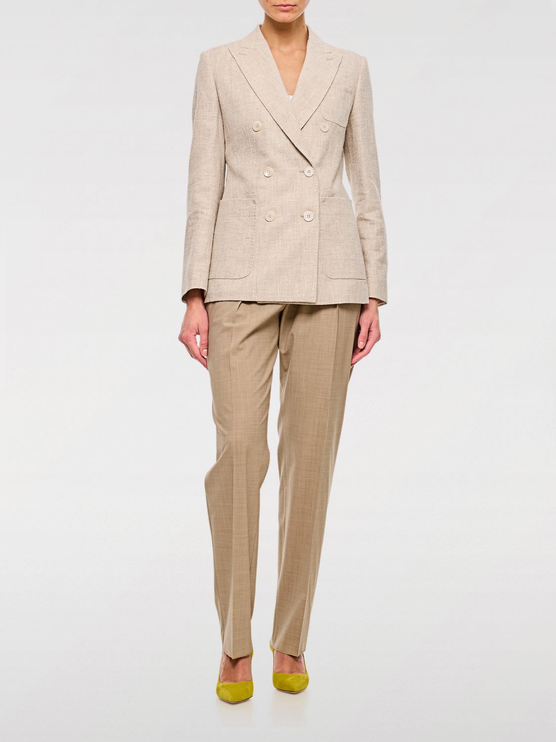 Blazer MAX MARA Woman color Beige