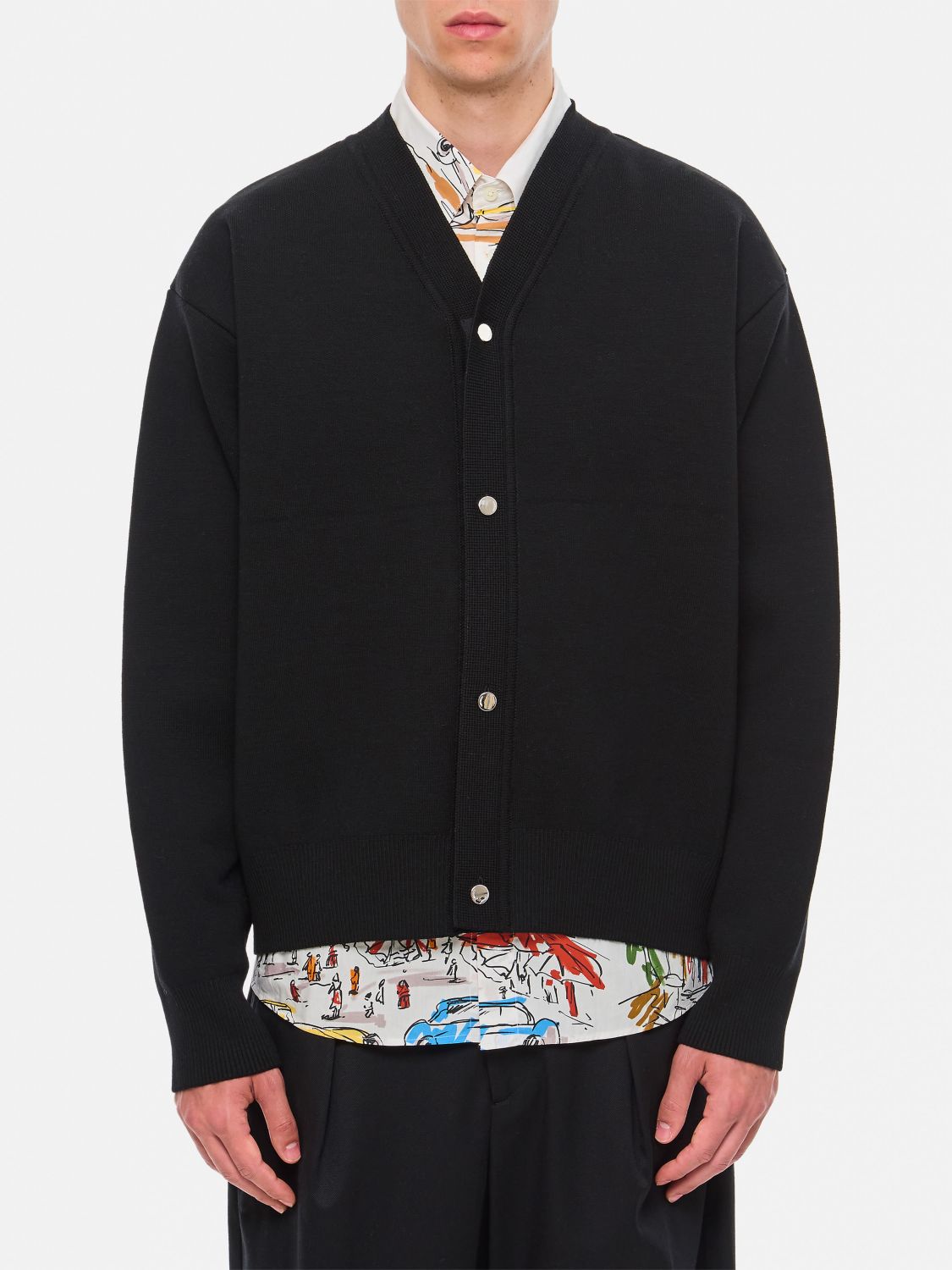 Button-up cardigan - Grey