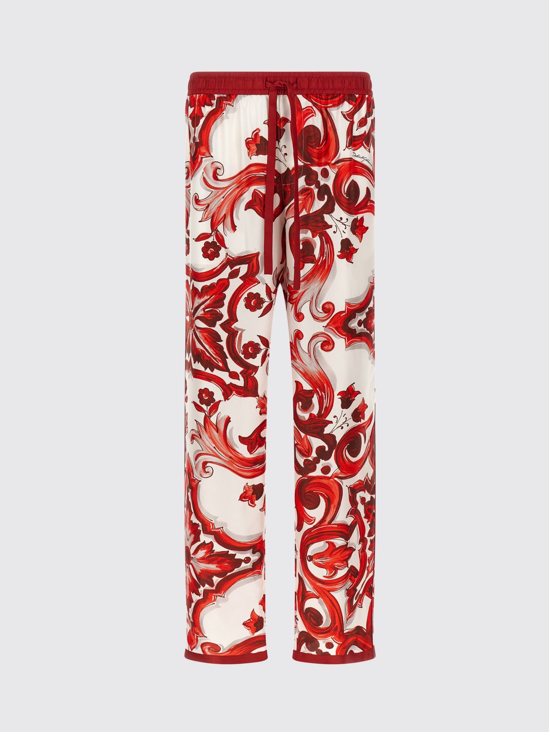 Pants Men color Red
