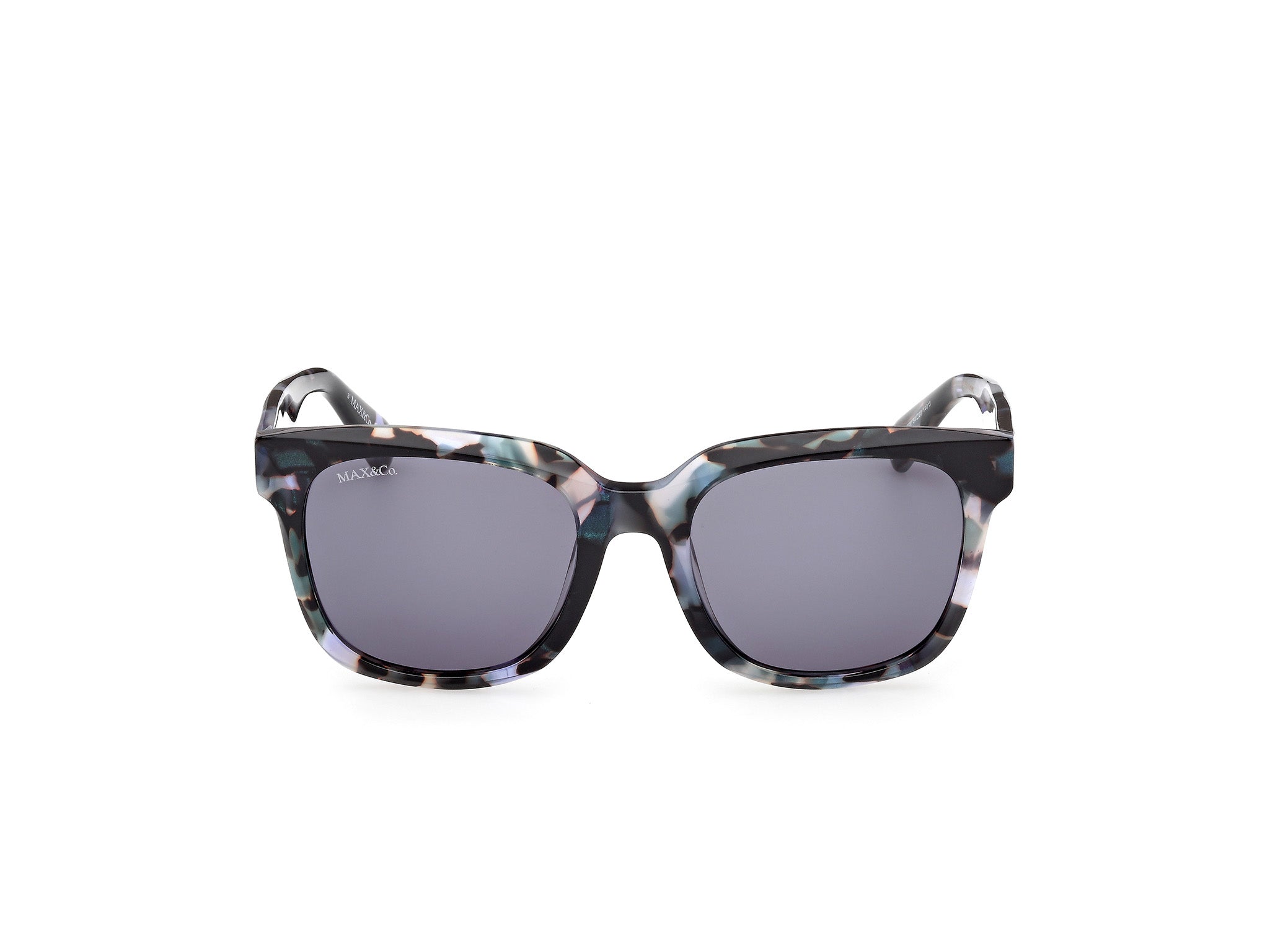 MAX&Co Mujer MAX&Co MO0146 55V Gafas de sol Acetato la Habana Azul Cuadrada Norma