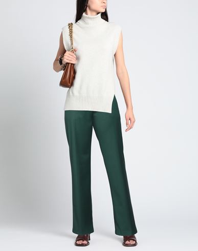 Denny Rose Woman Pants Dark green Size 10 Polyester, Viscose, Elastane