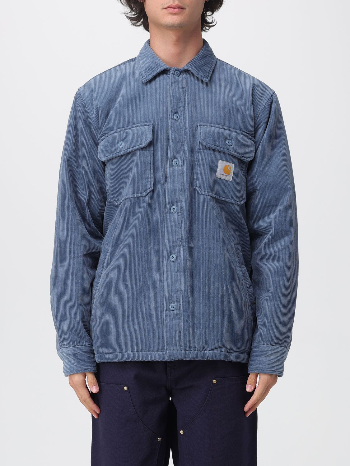 Jacket Men color Gnawed Blue