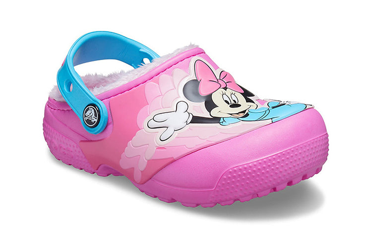 (GS) Fun Lab Disney Minnie Lined Clogs 'Pink Blue'