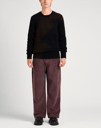 Man Sweater Dark brown Size 40 Baby alpaca wool, Polyamide, Wool