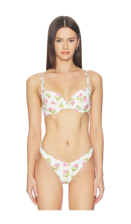 Frankies Bikinis Cherish Top in White. - M also in L, S