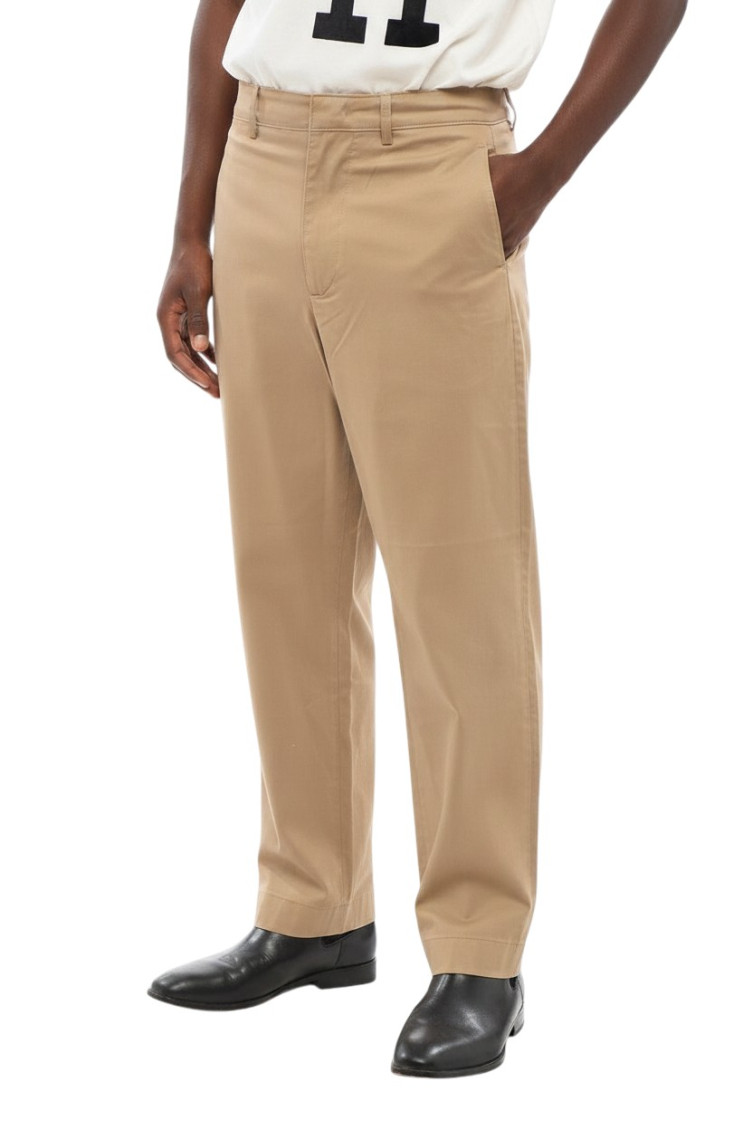 Natural Solid Chino Trousers