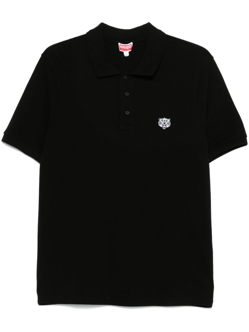 Happy Tiger polo shirt - Black