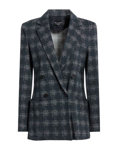 Woman Blazer Navy Size 4 Cotton, Polyester, Elastane