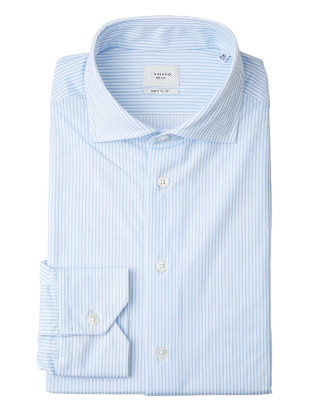 Traiano Milano striped shirt - Blue