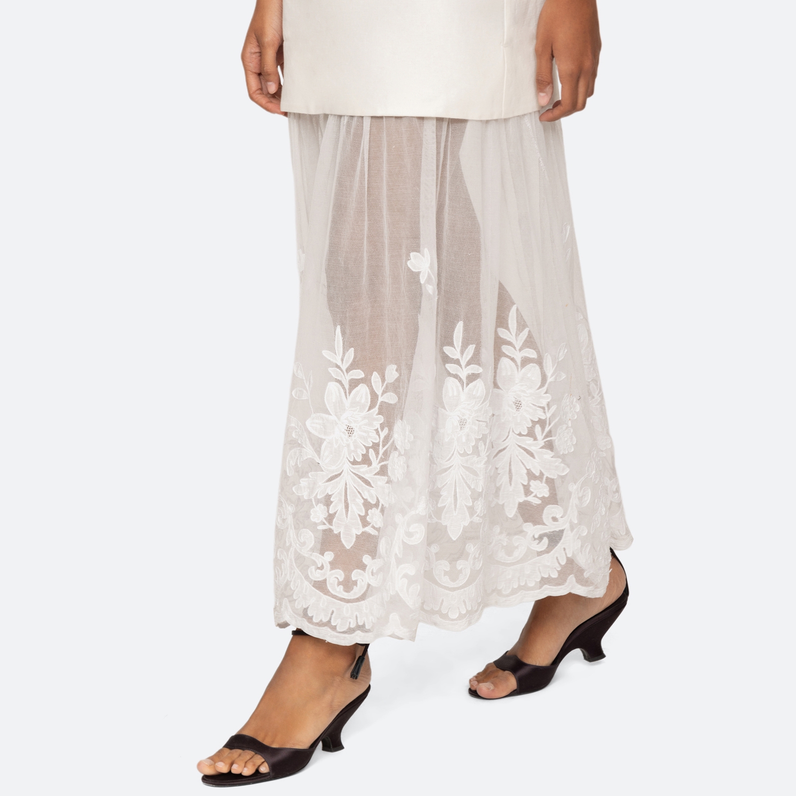 Sea New York Lara Linen-Blend Slip Dress - US 10/ UK 14