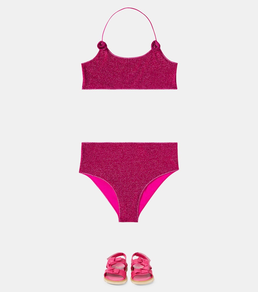 Oséree Kids Lumière lamé bikini