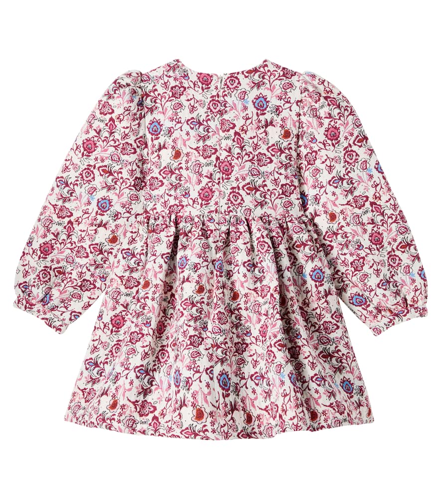 Clarissa cotton-blend jacquard dress