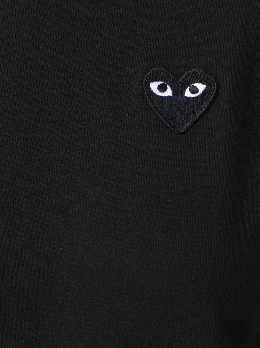 Black Heart Cotton T-shirt