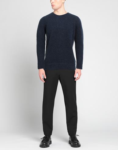 Man Sweater Navy Size M Superkid mohair, Polyamide, Elastane