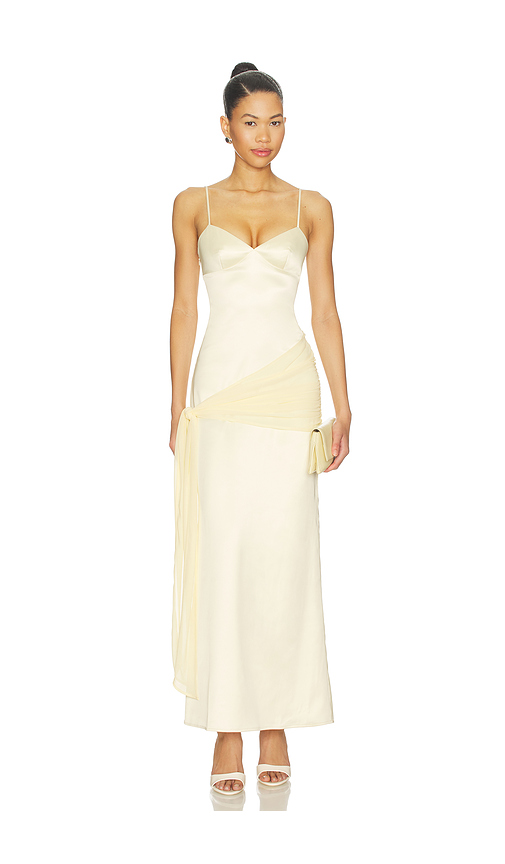 MAJORELLE Emmie Gown in Yellow. L. Also in M, S, XL