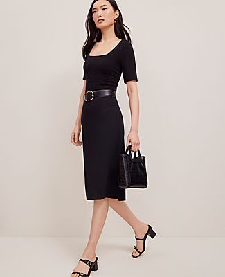 Ann Taylor Ponte Pencil Skirt