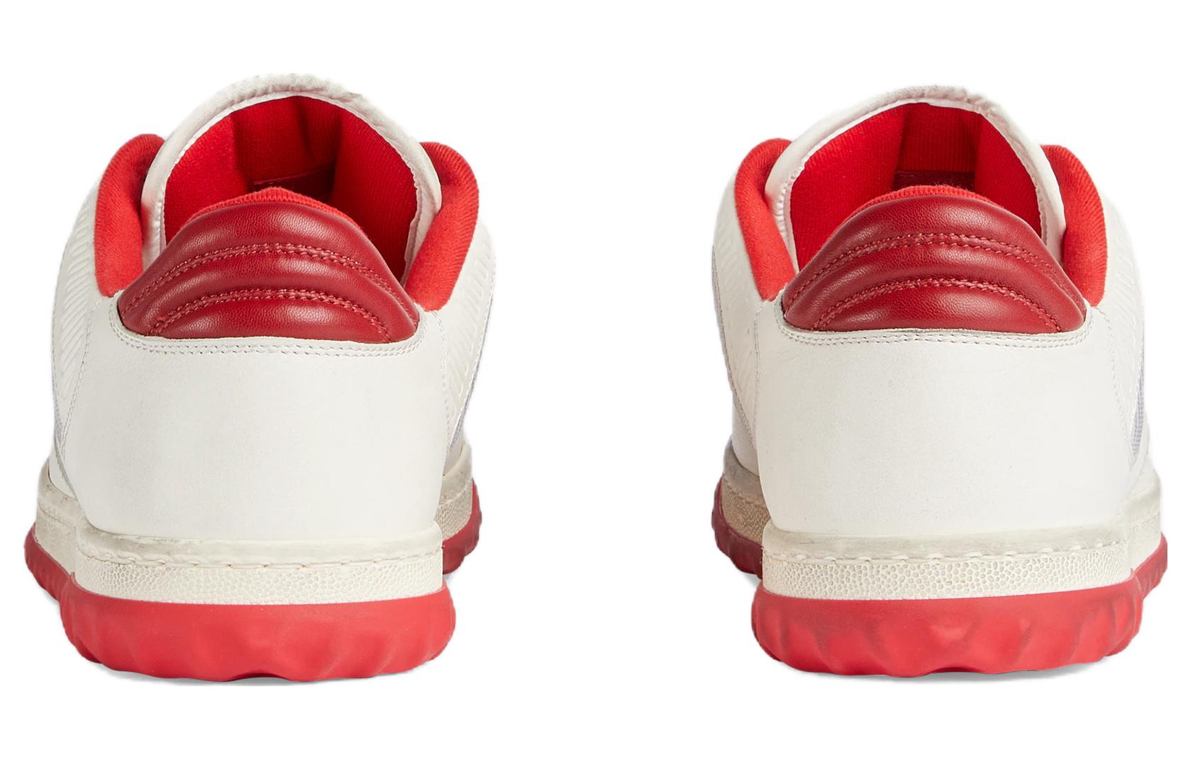 Mac80 Embroidered Sneakers 'White Red'